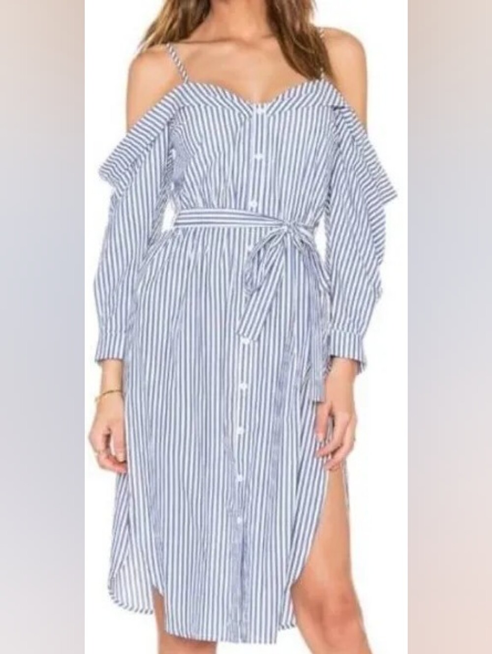 Bardot Blue and White Striped Shirt Dress!!!